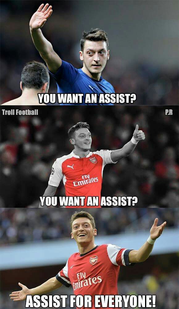 King Of Assists Arsenal Football Soccer Memes Germany National Football Team
